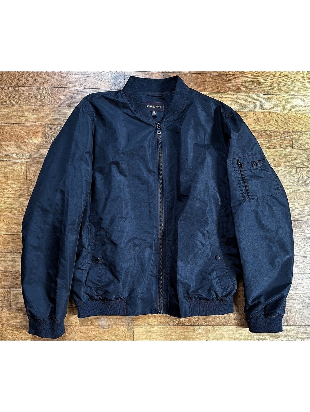 XL - Men - Michael Kors Black Bomber Jacket
